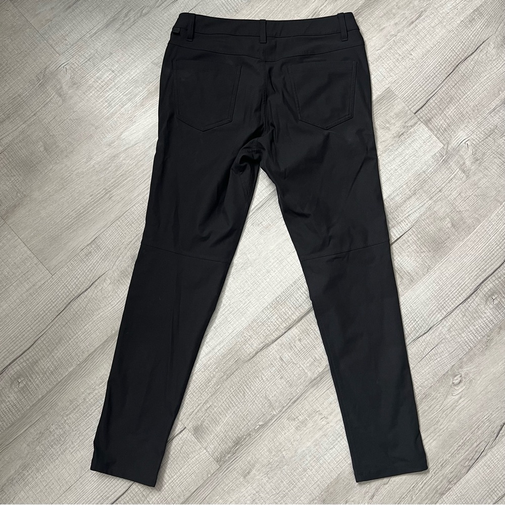 LULULEMON ABC Slim-Fit Pant 28" *Warpstreme Black Size 30 - Picture 7 of 13